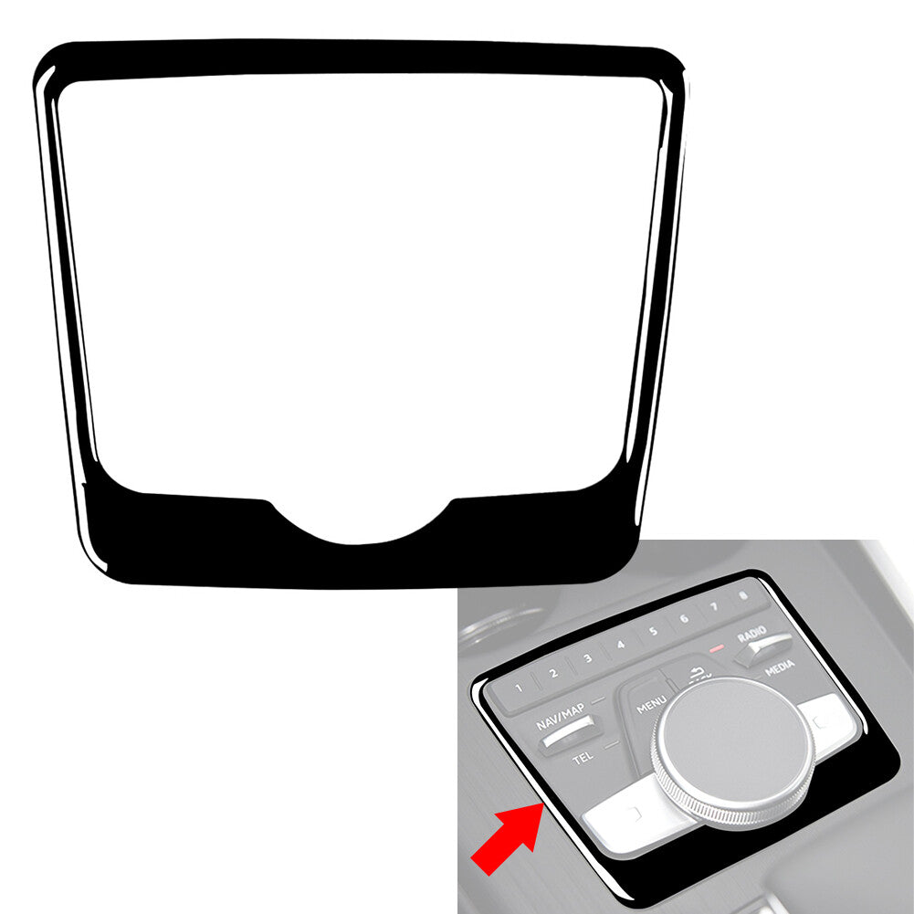 Center Console Multimedia Frame Cover Trim for Audi A4 B9 A5 S4 S5