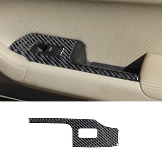 Passenger Window Lifter Panel Trim Cover Carbon Fiber for Acura TSX 2003-2008