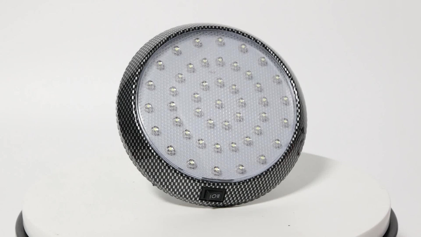 46-LED roof lamp light interior lighting light car car 12V white round DE