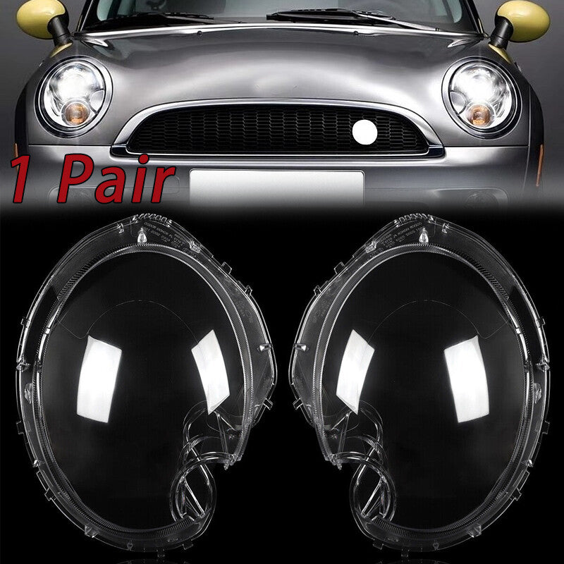 1 Pair Headlight Cover Clear Lens Replacement for BMW for Mini Cooper R56 2007-2015