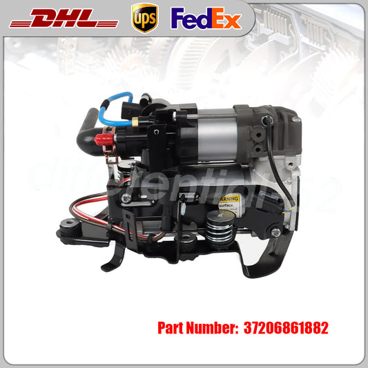 Air Suspension Compressor w/ Bracket for BMW 7 Series 740i 750i G11 G12 xDrive