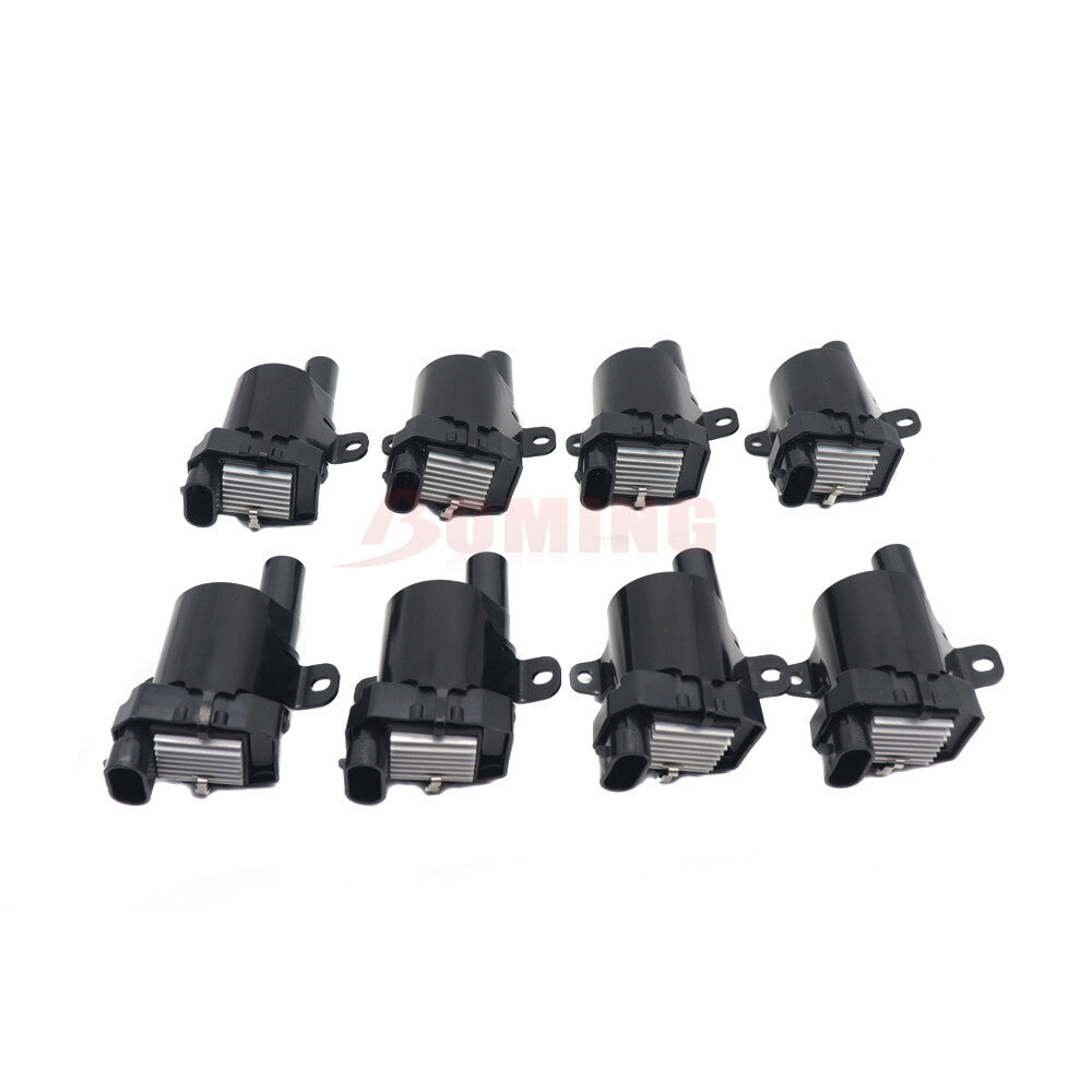 8 Round Ignition Coils for Chevy Silverado for GMC for Sierra for Yukon 4.8L 5.3L 6.0L UF262