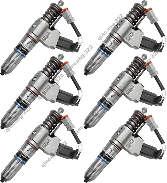 6 Fuel Injectors 3411756 for Engine ISM QSM M11