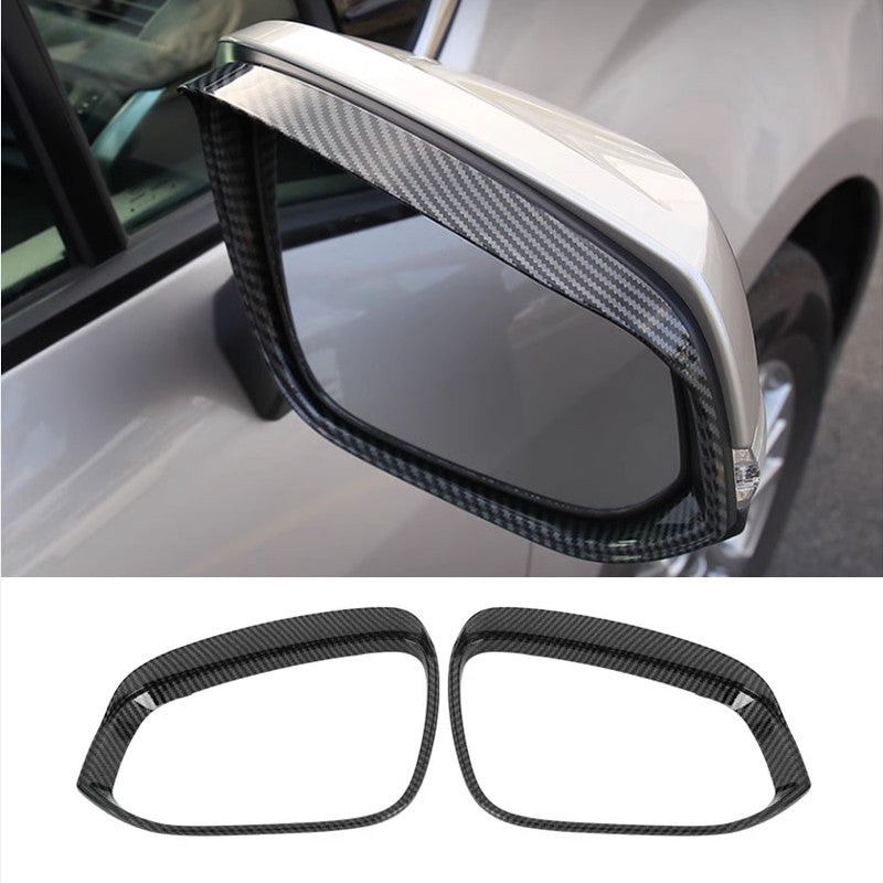 for Toyota Highlander 2020-2024 Carbon Fiber Mirror Rain Eyebrow Cover