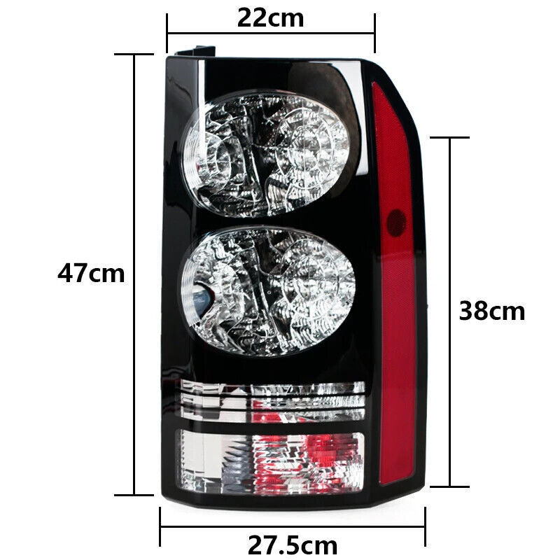 1 Pair Tail Light Rear Brake Lamp for Land Rover Discovery LR3 LR4 2014-2016