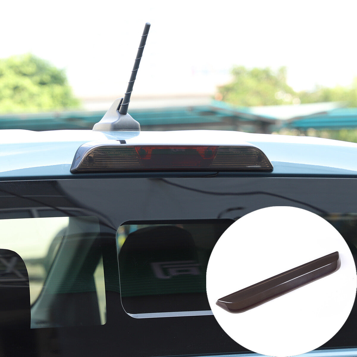 Door lock switch button panel frame cover decoration for Corvette C8 2020-23