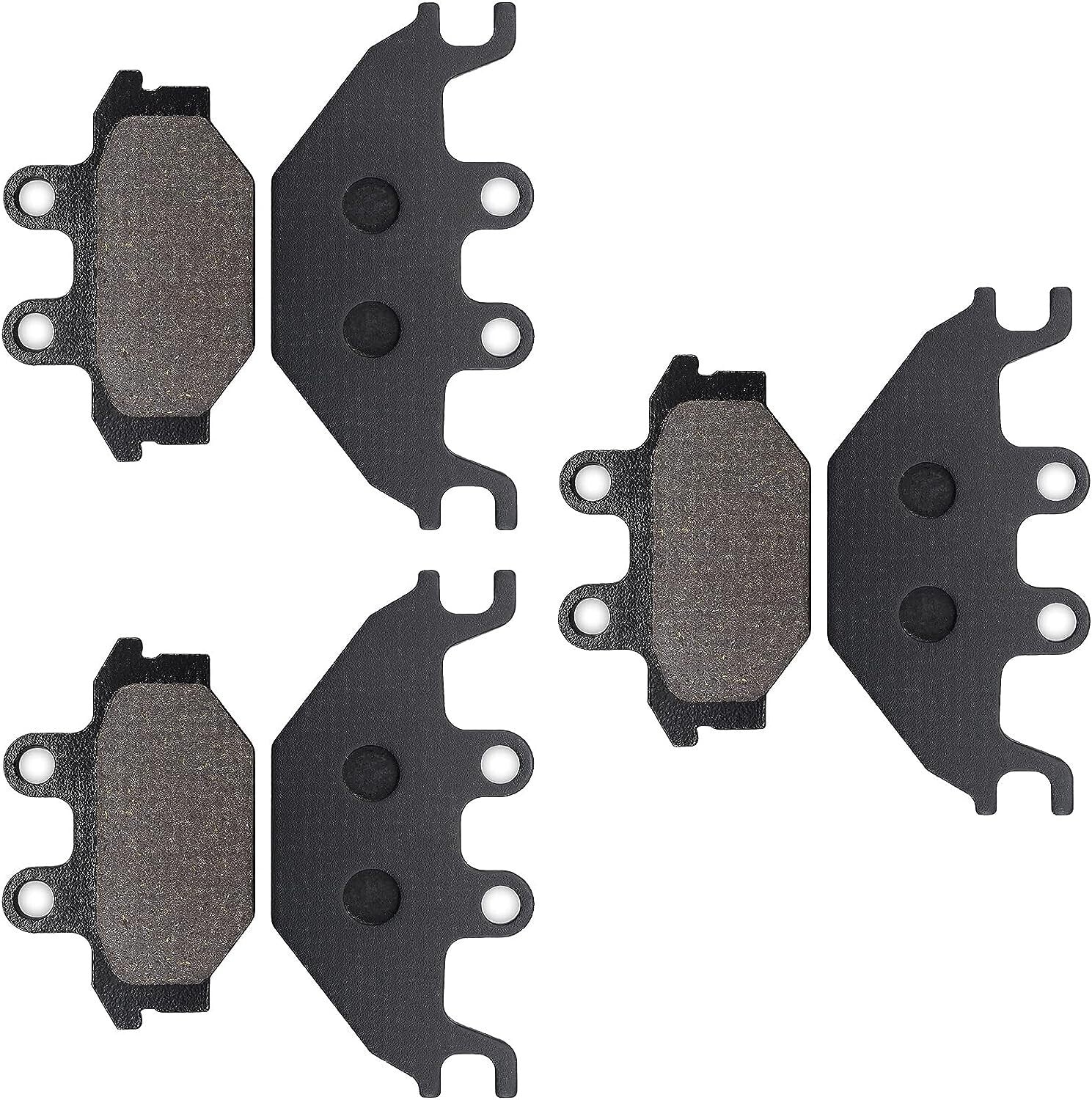 Front and Rear Brake Pads for Kawasaki KVF300 KYMCO MXU 250 300 500 UXV 500 700
