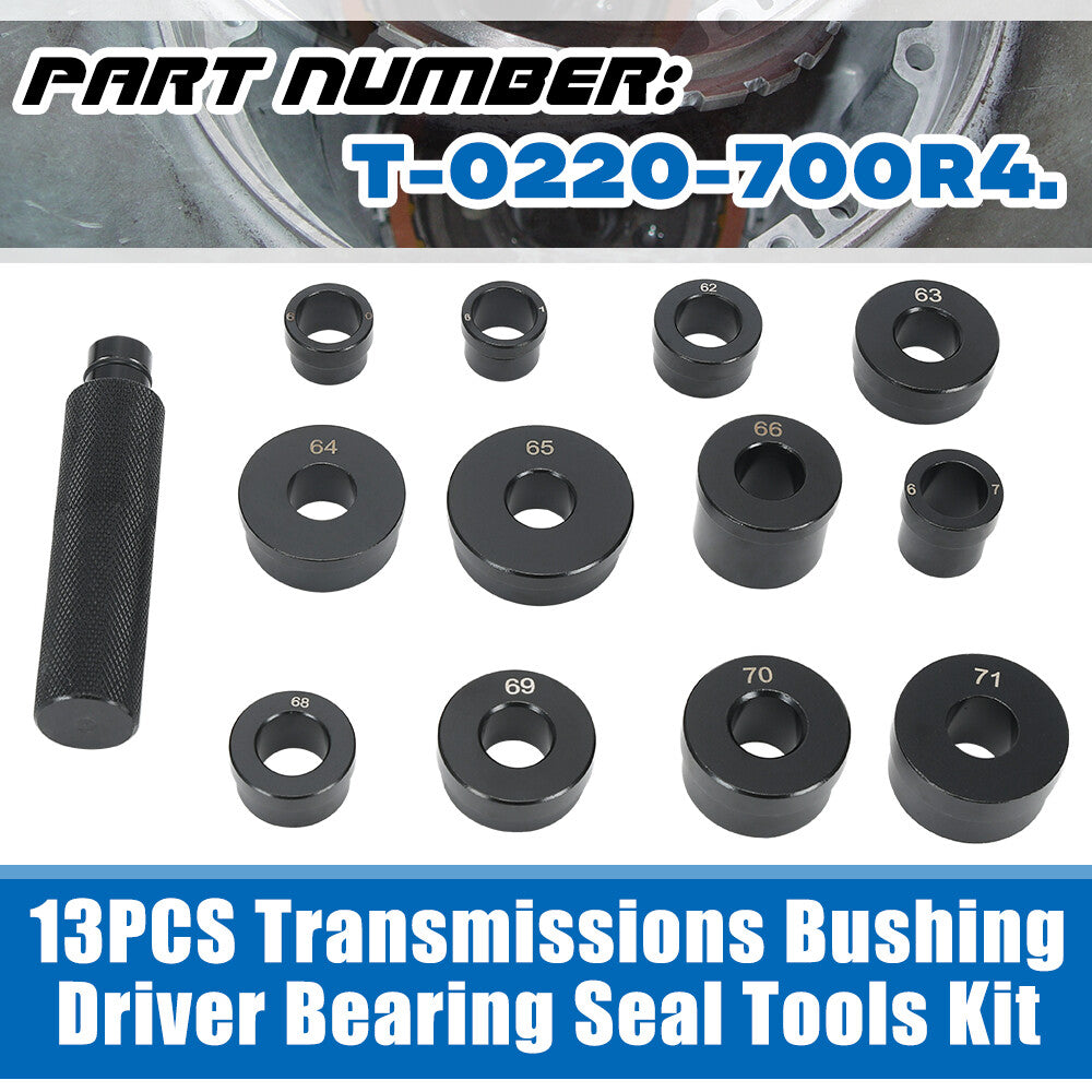 T-0220-700R4 Transmission Bushing Driver Kit for GM 700-R4 4L60 4l60E 4L65E 13pc