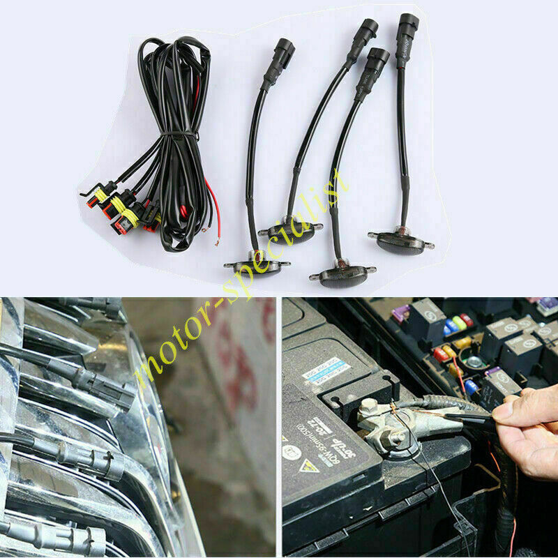 for Jeep Grand Cherokee 2003-2024 Front Grille White LED Light Style DRL