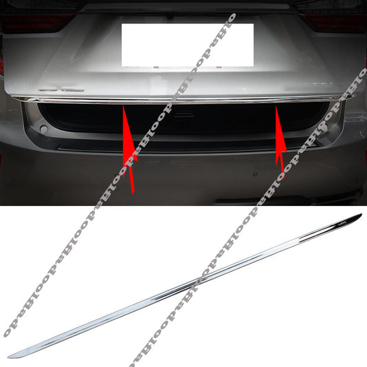 for Lexus RX350 450H 2016-22 3D Silver REAR TRUNK TAIL GATE DOOR LID COVER TRIM