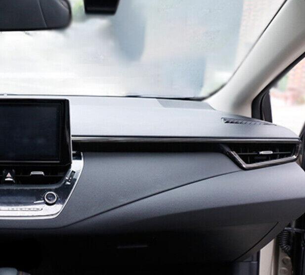 Black Wood Grain Instrument LR Air Outlet Trim Fit for Toyota for Corolla 2019-2021