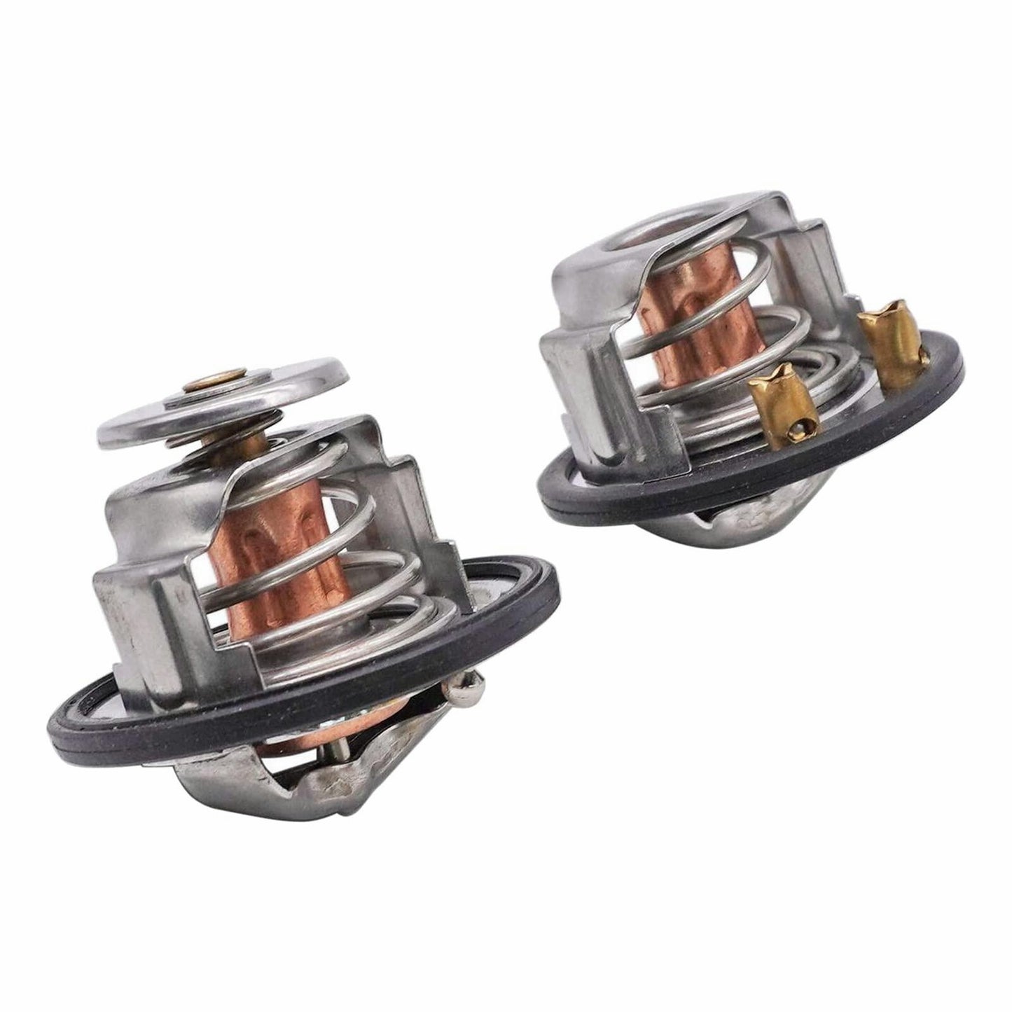 For GM Pickup Duramax 185  180 Degree Thermostat Front  Rear Kit Pair