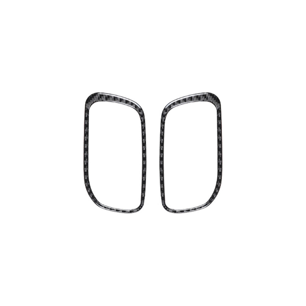 2X Rear Inner Door Handle Frame Trim Panel Carbon Fiber for Acura TSX 2003-2008