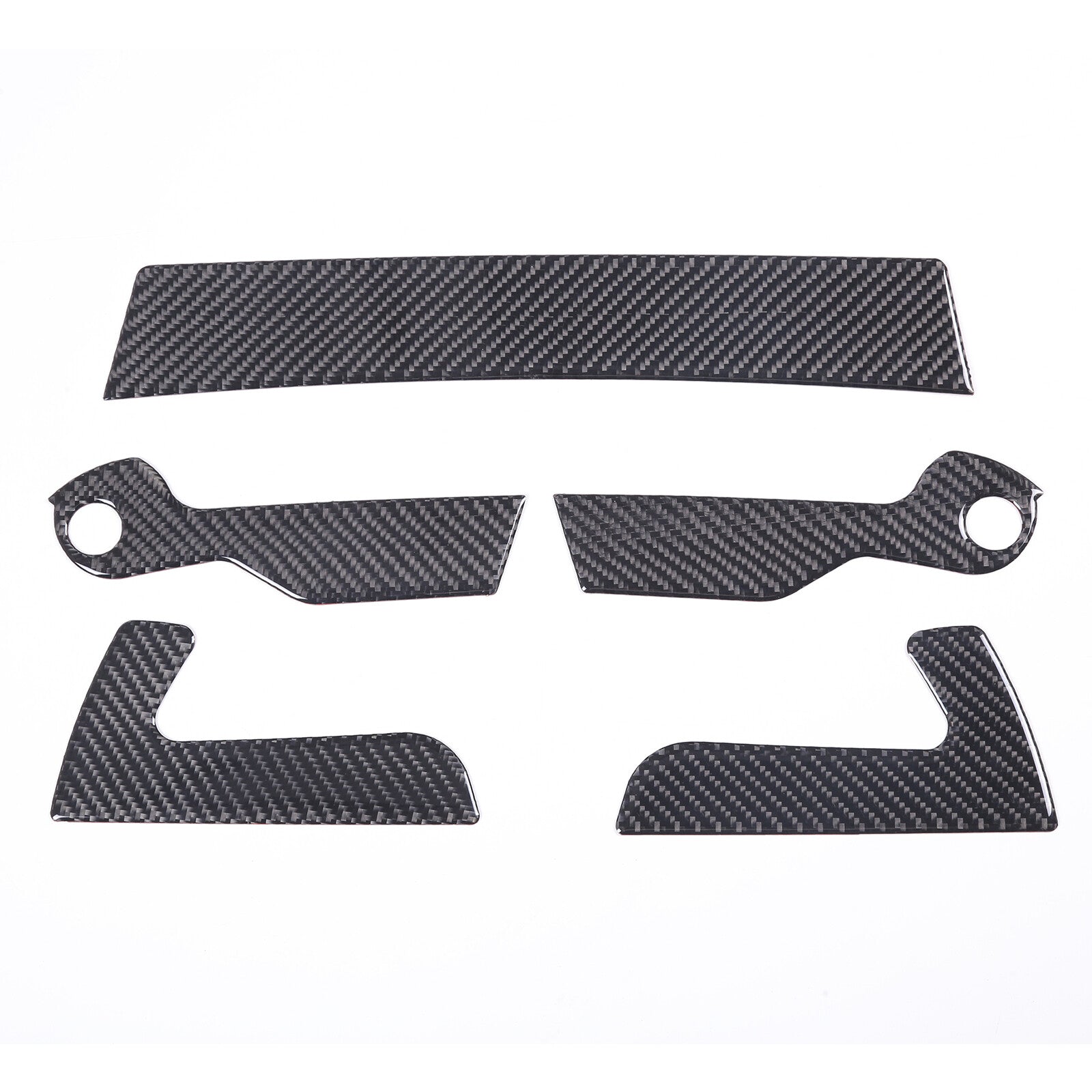 ABS matte black inner door cup frame trim cover for Toyota Sequoia 22-23