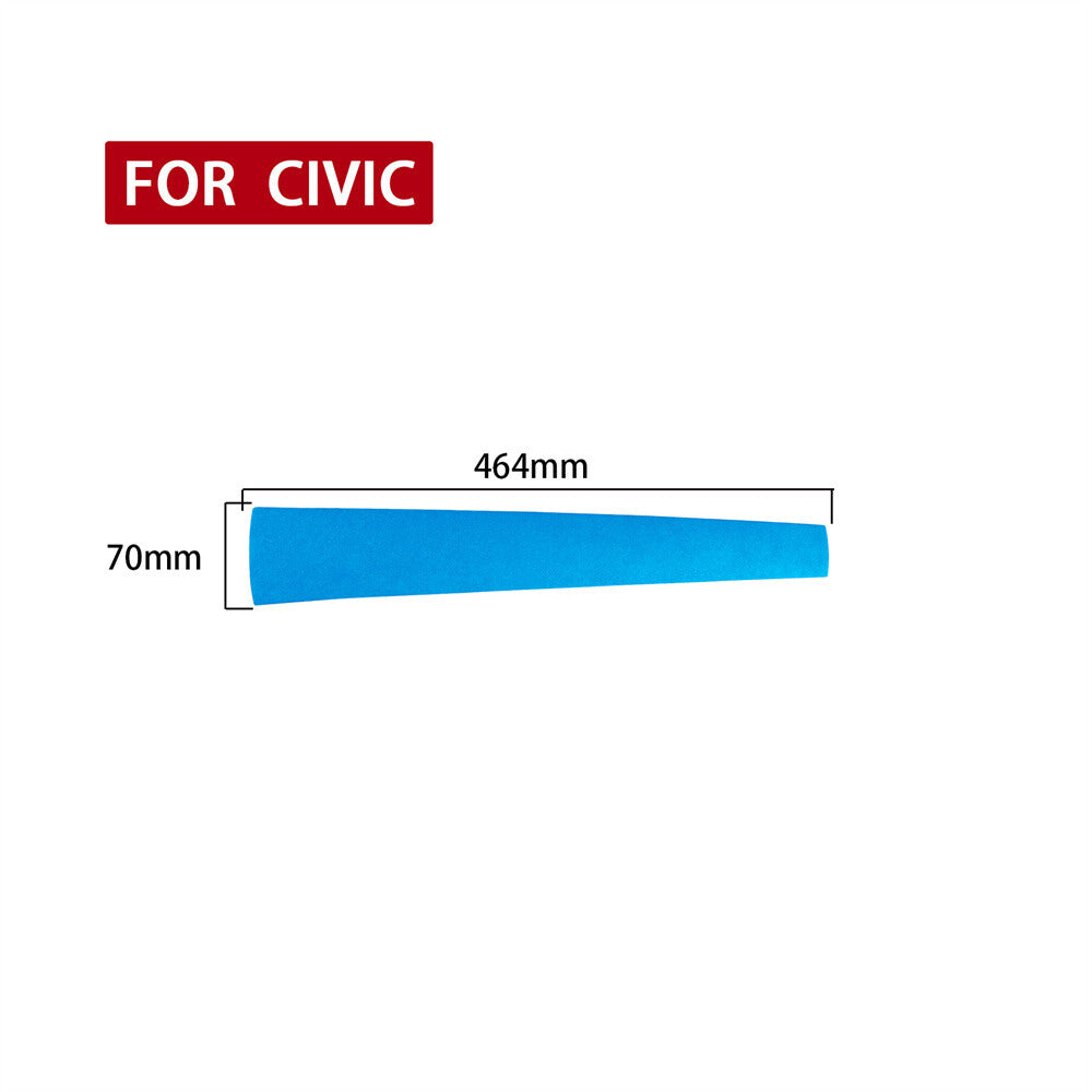 Suede Blue Center Console Dashboard for Co -pilot Panel Cover for Honda for Civic 2016-21