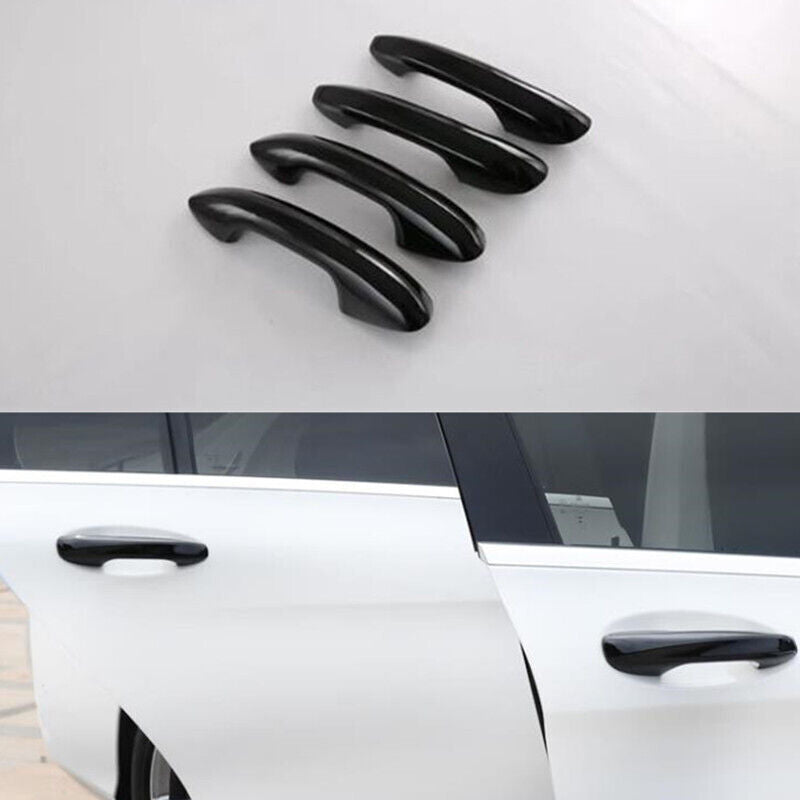 for Mercedes-Benz GLC 260 300 2023 Glossy Black Exterior Door Handle Cover Trim