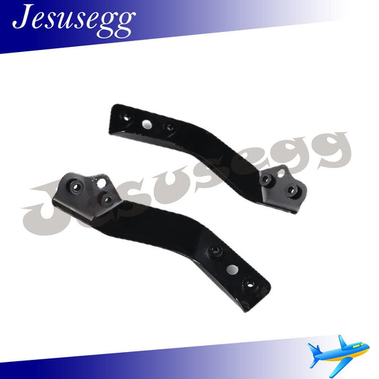 Pair Bumper Support Strut Bracket Front L + R for Mercedes for Benz C300 C350 GLK350