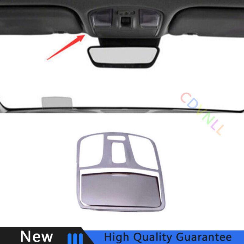 for Hyundai Encino Kona 18-2021 Silver Steel Front Reading Light Lamp Frame Trim