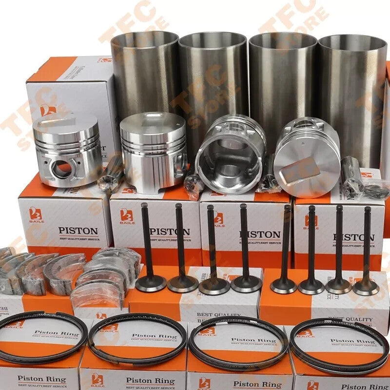 S4Q S4Q2 S4Q2-T Overhaul Rebuild Kit+4PCS connecting rod for Mitsubishi Engine??