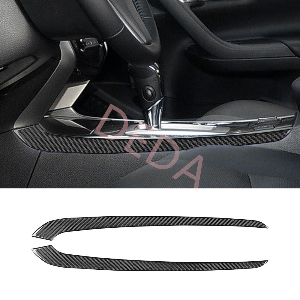 Carbon Fiber Inner Gear Shift Side Panel Cover for Nissan Altima Teana 2013-2018