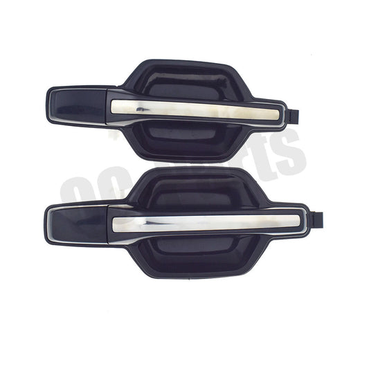 A pair of rear left and right exterior door handles suitable for Mitsubishi Montero 2001-2006