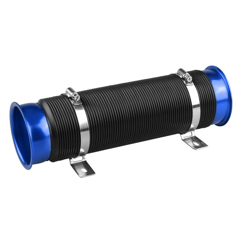 Car Modification Tube 76MM Air Intake Pipe Flexible Cold Ducting Feed Hose Pipe