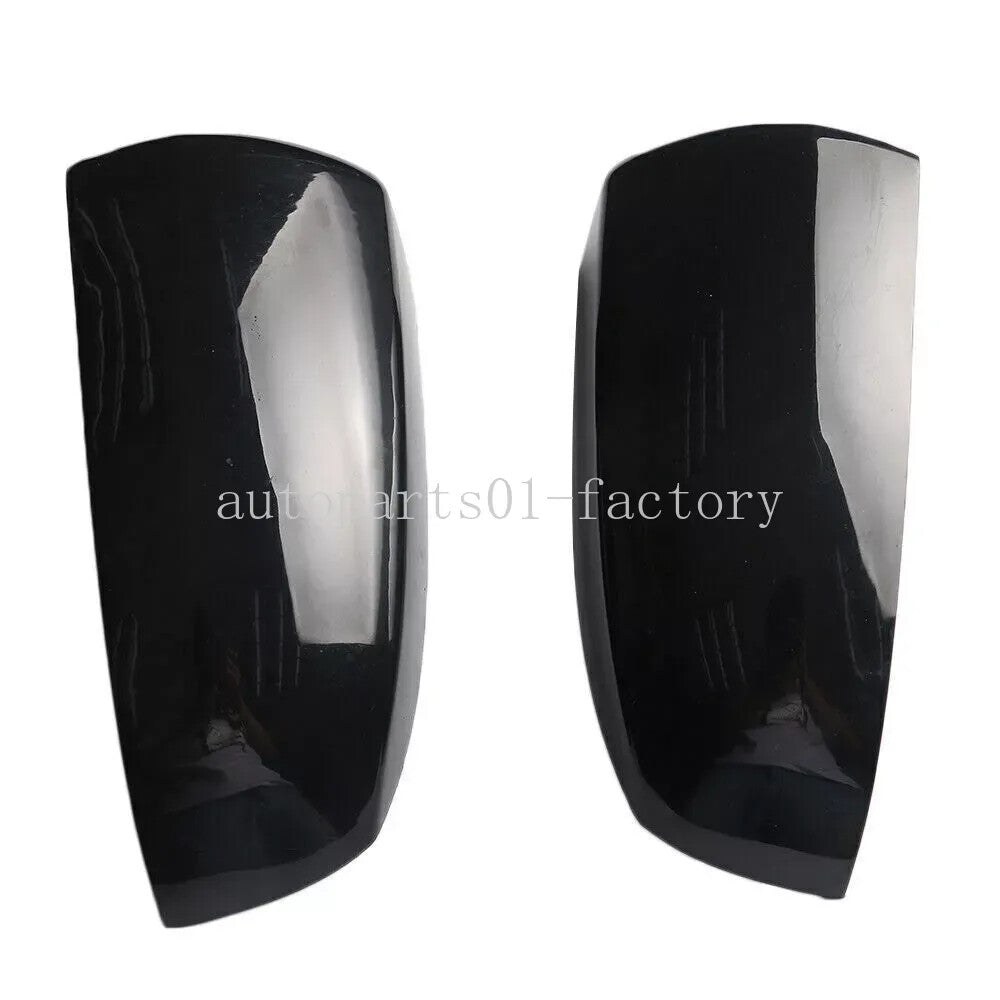 Gloss Black LR Door Wing Rearview Mirror Cover Cap for BMW X5 X6 E70 2006-2013