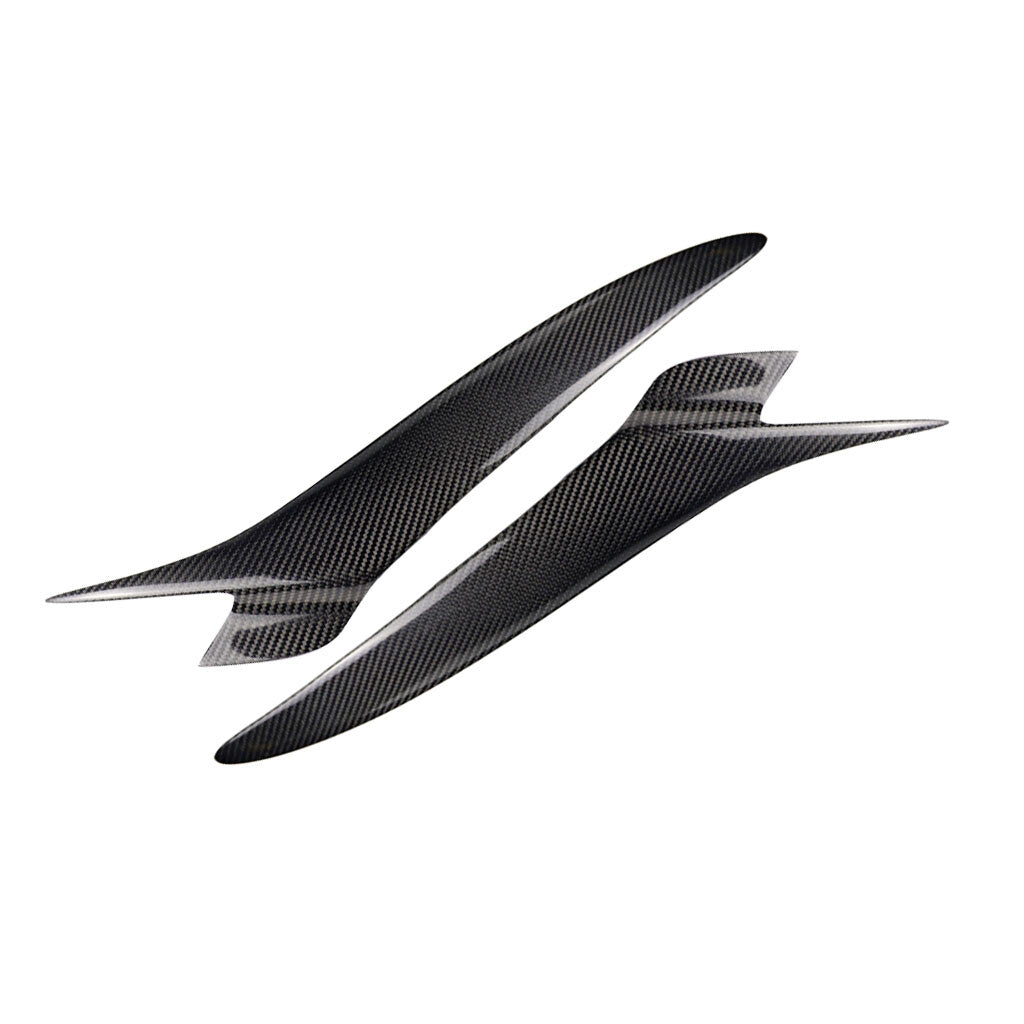 Real Carbon Fiber Front Headlight Eyelid Eyebrow Trim for Mazda RX8 RX-8 2004-08