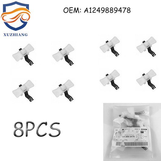 8PCS Lower Decor Moulding Trim Positioner Clips for Mercedes-Benz W124 E-Class