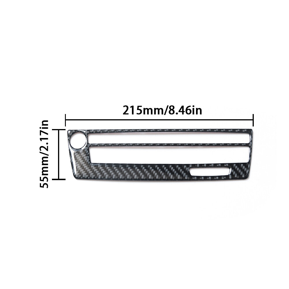 for BMW Z4 E89 Carbon Fiber Radio With Navigaiton System Cover Trim 2009-2016
