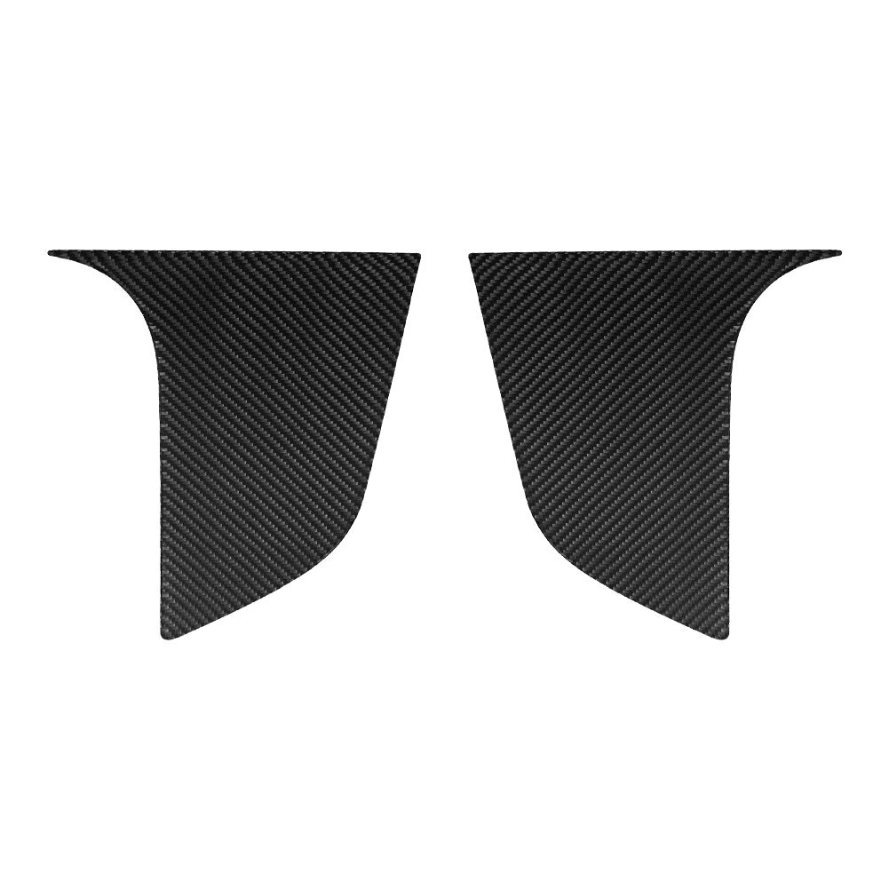 2Pcs Carbon Fiber Rear Door Panel Cover Trim for Honda Ridgeline 2017-2020