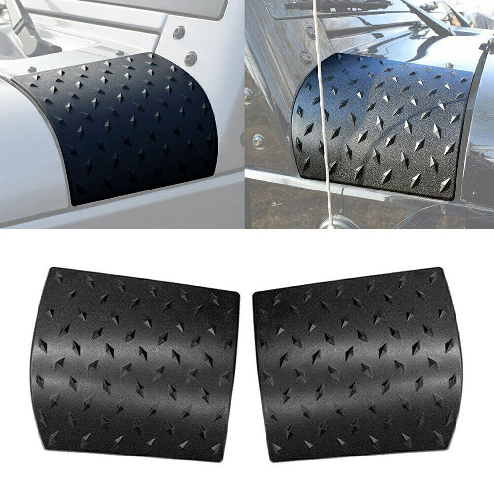 2x Cowl Body Armor Cover Sport Exterior Accessories for Jeep for Wrangler JK 2007-17