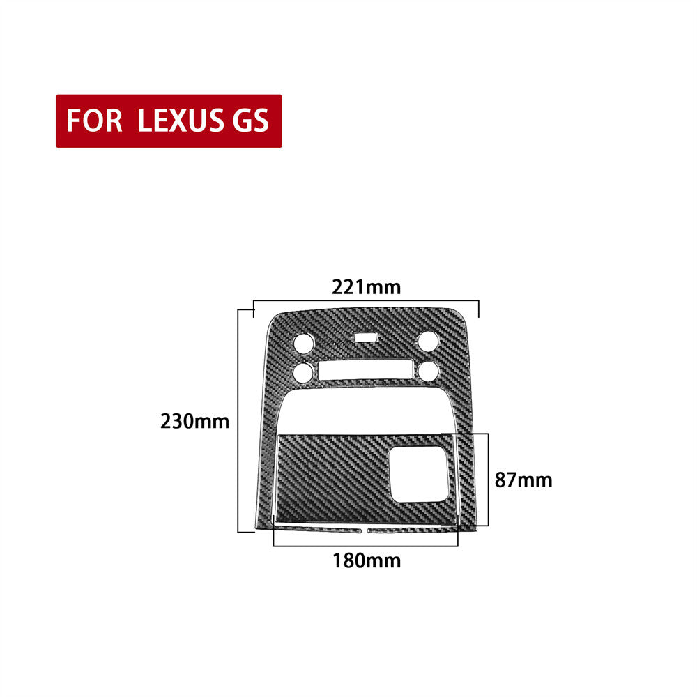 Fit For Luxus GS 2006-2011 Carbon Fiber Interior Front Reading Light Panel Cover