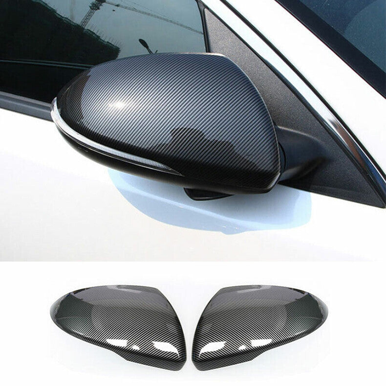 for Kia Optima 2016-2020 Carbon Fiber Rear View Side Door Mirror Cover replace