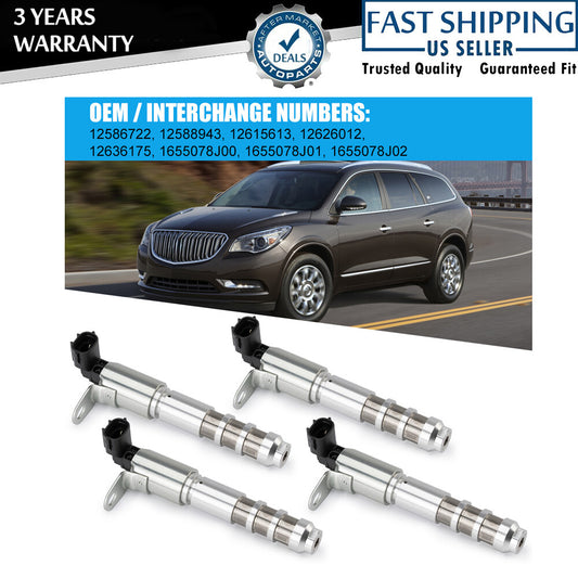4X Variable Valve Timing Solenoid for Buick Lacrosse 2005-2016 12586722 12588943