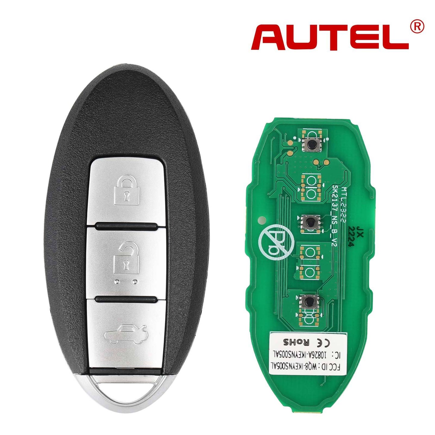 IKEYNS003AL Fit for Nissan 3 Buttons Universal for Smart Key For MaxiIM KM100E