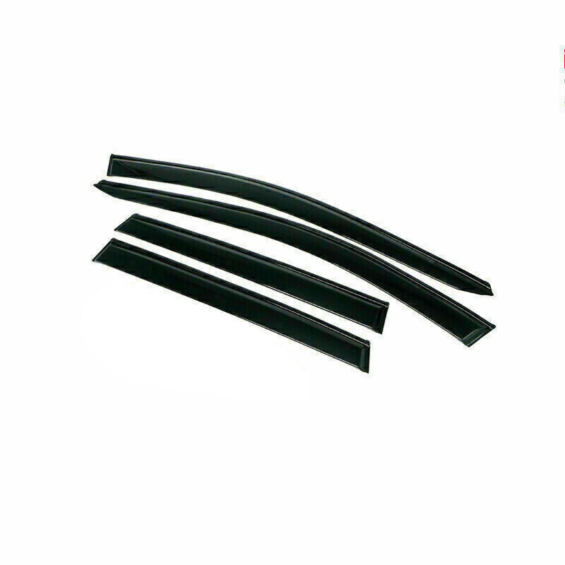for Cadillac CT4 2020-2024 Black Window Vent Visor Sun Rain Deflector Guards New