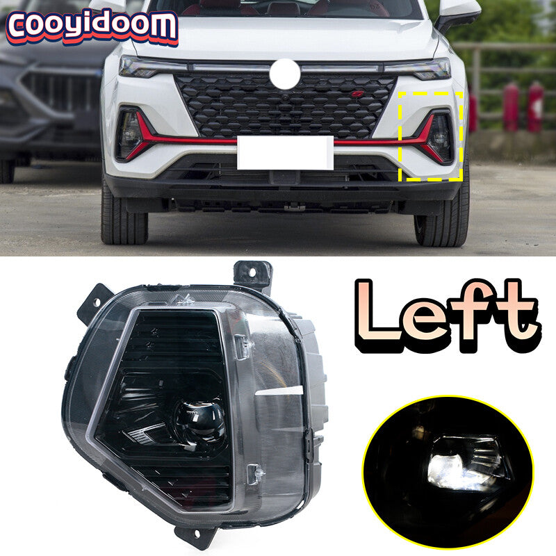 1 PCS Left Fog Lights Daytime Running Headlights for Changan CS35 Plus 2021-2023
