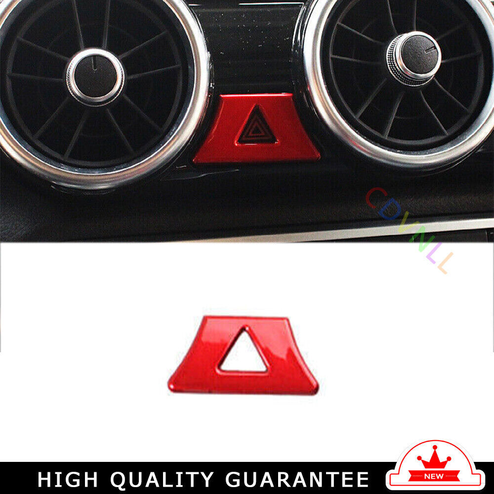 Mergency Light Switch Control Trim for Nissan Sentra Sylphy 2020-2022 Bright Red
