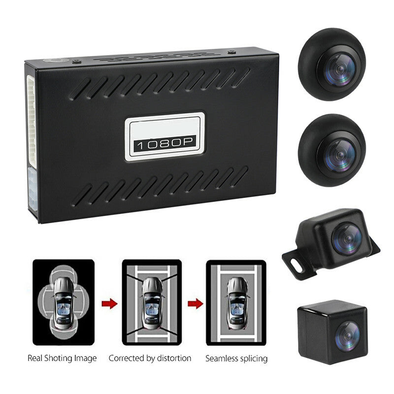 Car 360¡ã Surround Bird View Panoramic System Recording Parking Rear View 4Camera