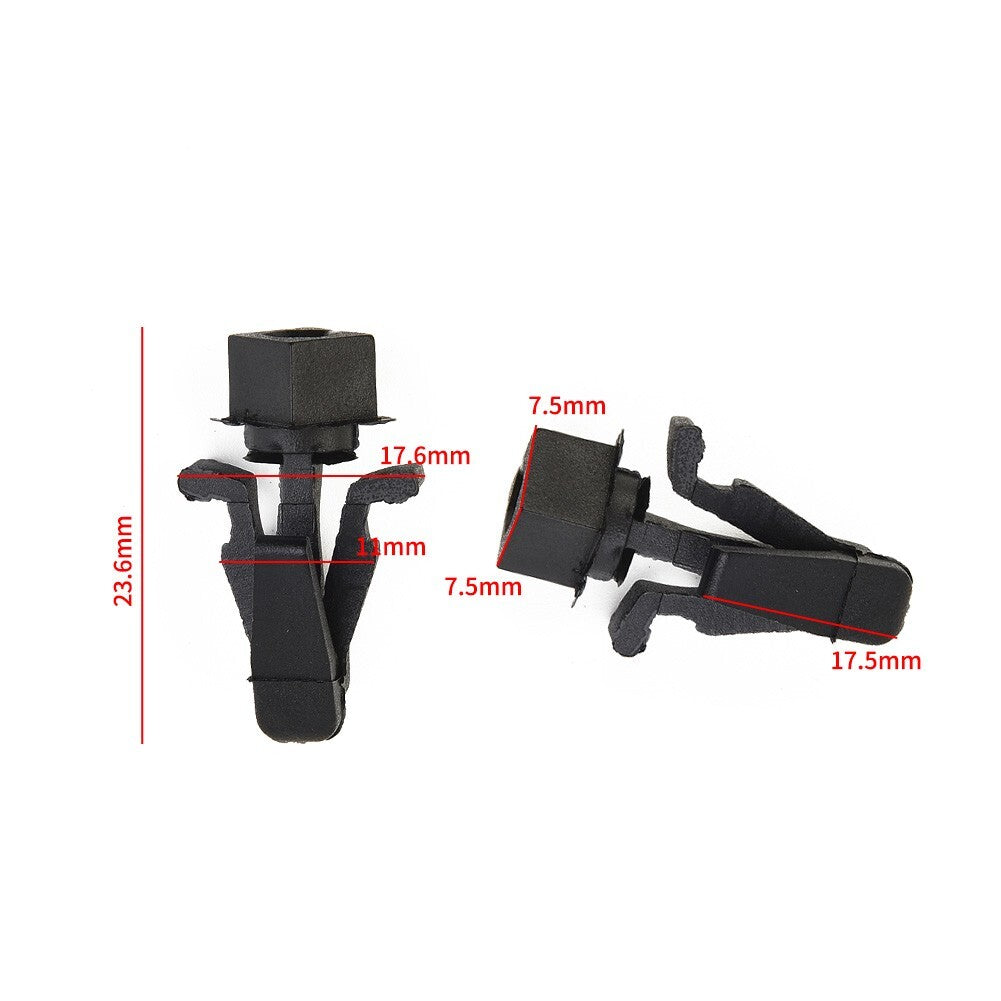 Clips Fastener Black Bumper Stable Anti-aging Anti-wear Corrosion-resistance
