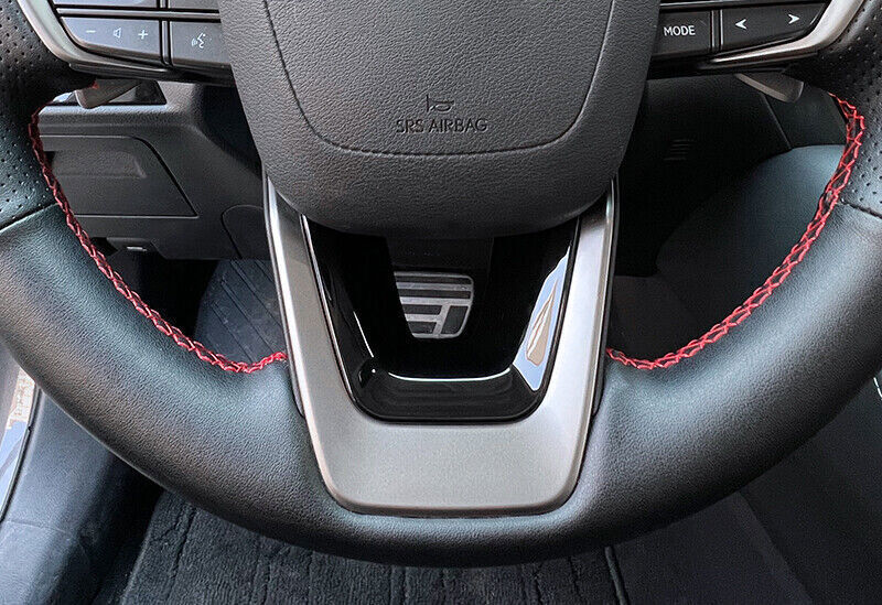 Glossy Black Steering Wheel Sheet Cover Trim for Lexus RX350 350h 500h 2023-2024
