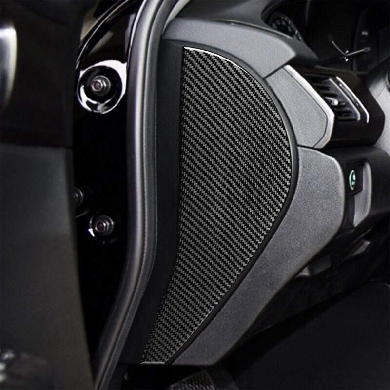 Carbon fiber door anti-collision cushion covers are suitable for Honda Accord 2014-2017 models.