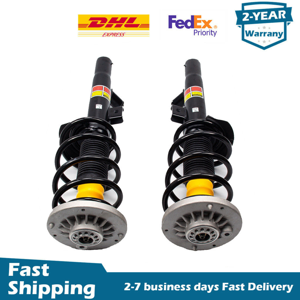 2X Front Shock Coil Spring Struts Assembly EDC for BMW X3 F25 X4 F26 2011-2018