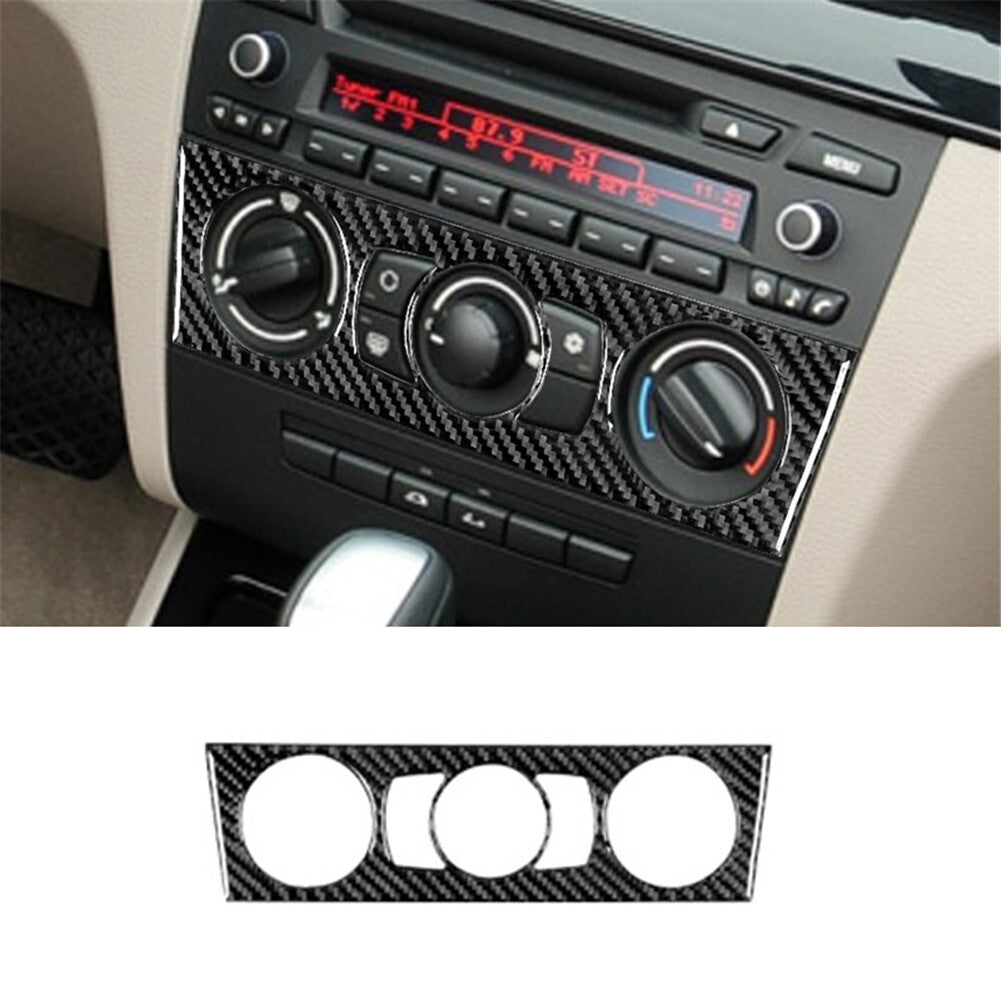 Carbon fiber A/C control bezel for BMW 1 Series convertible E82/E88 2008-2013