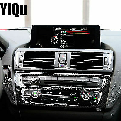 New Luxury Carbon Fiber Car Interior Air Conditioning CD Panel Cover for BMW F20