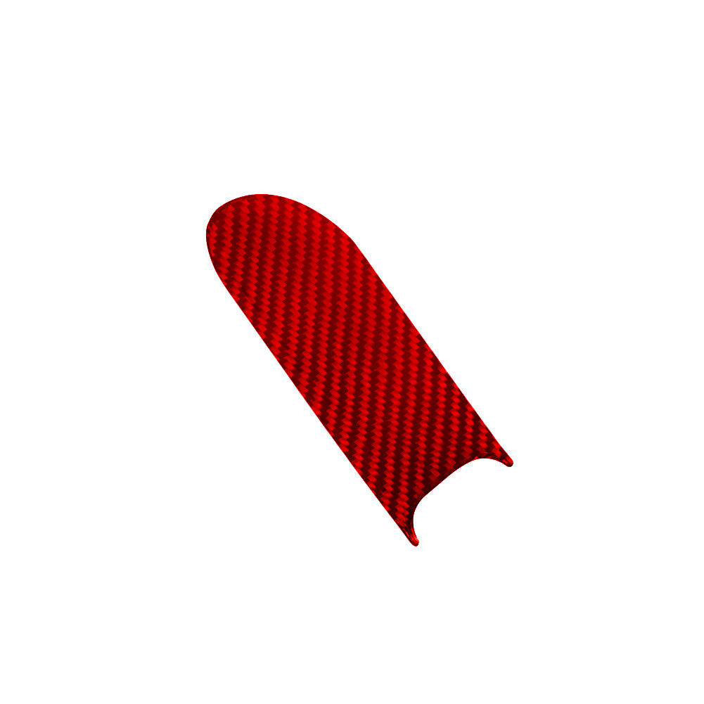 Red Carbon Fiber Below Hand Brake Trim Cover for Hyundai for Veloster JS 2019-2022