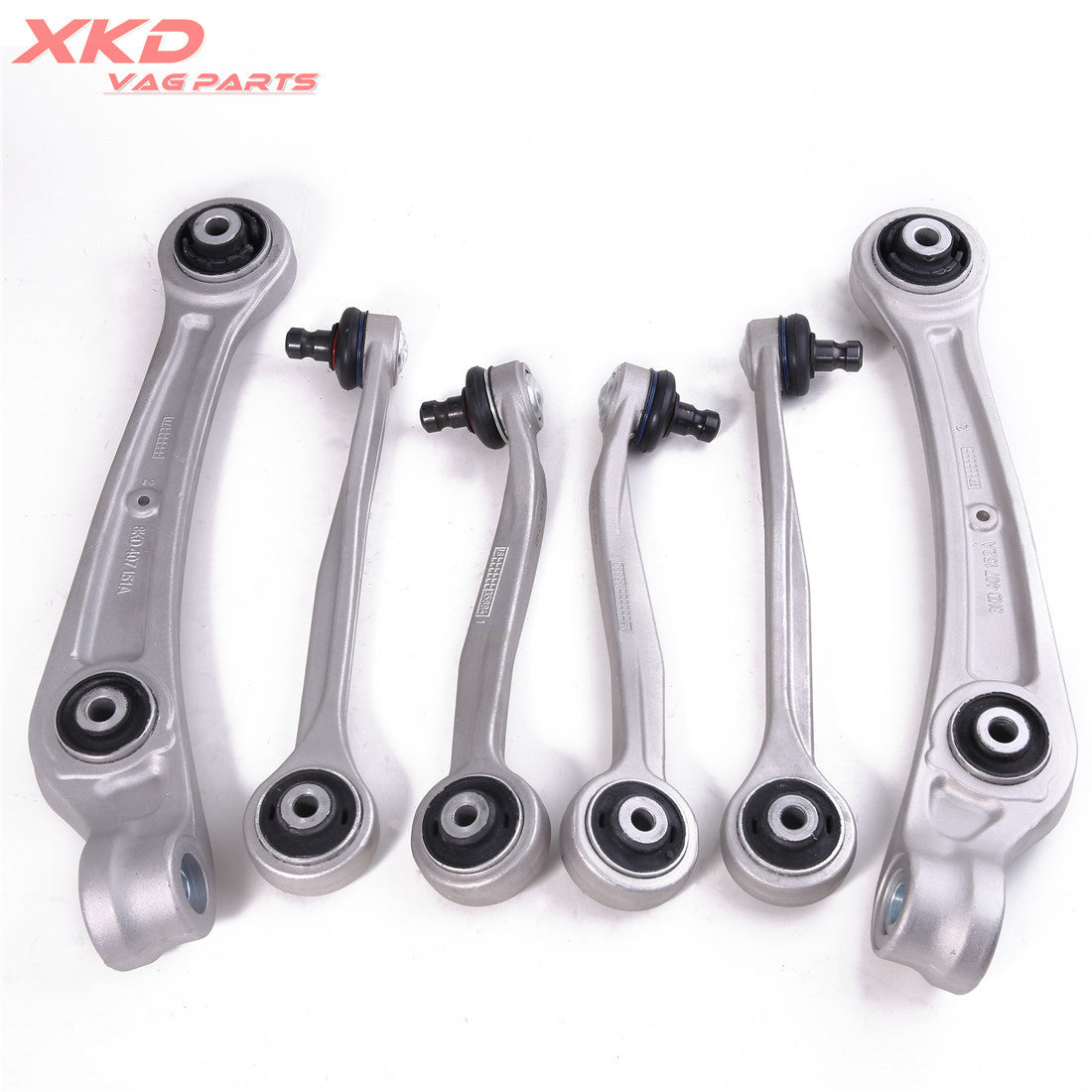 6 Front Upper Control Arms Set for AUDI for A4 for A5 Q5 8K0407505A 8K0407506A