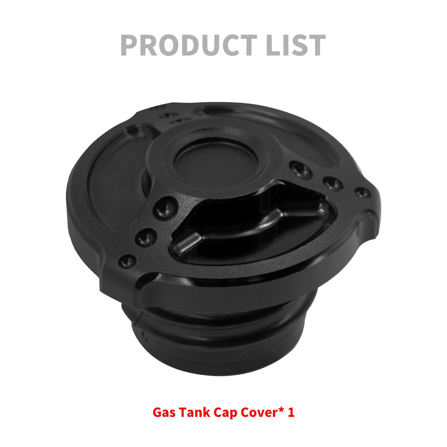 Black Fuel Gas Tank Cap for Harley Sportster XL883 1200 48 Dyna Touring Softail