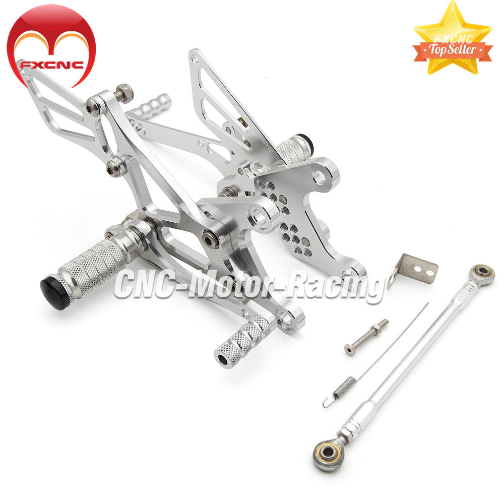CNC gear foot pedal and foot spike set suitable for Kawasaki ZX6R ZX636 2005-2008